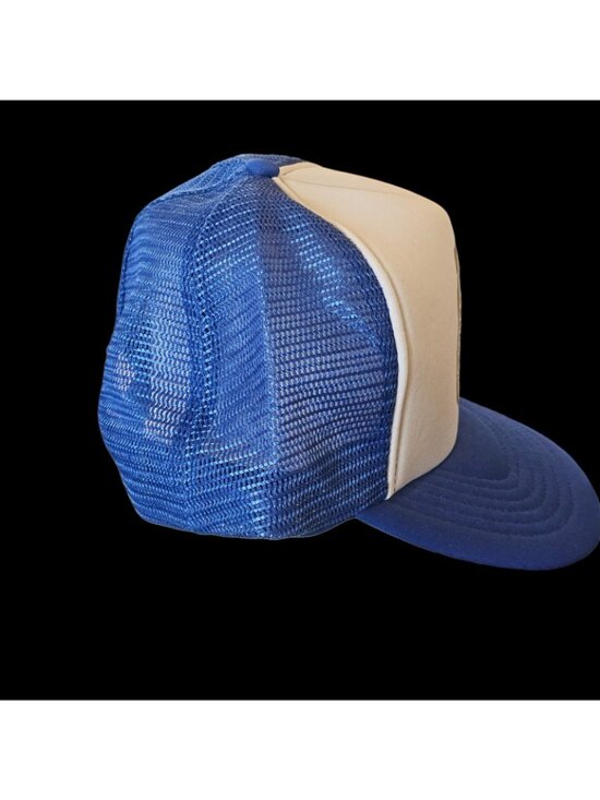 VTG Saint Teresa Catholic Womens College Foam Trucker Hat Blue Snapback 80s